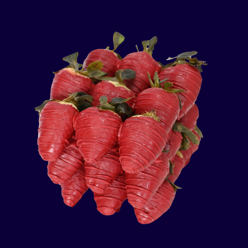 Strawberry Red Birthday Cake